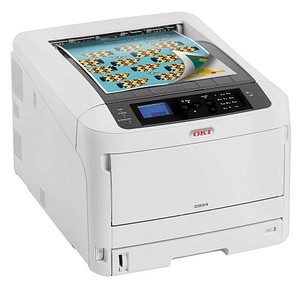OKI C834dnw Farb-Laserdrucker grau OKI C834dnw Farb-Laserdrucker grau