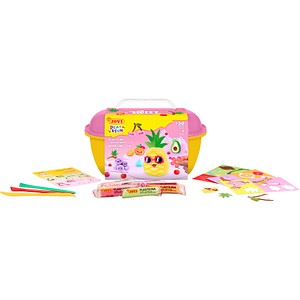 JOVI Modelliermasse Play & Fun Plastilina Sweet mehrfarbig
