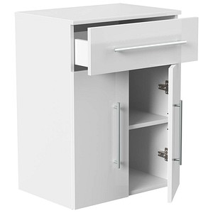 POSSEIK Bad-Hängeschrank LEVANA XL weiß glanz 53,0 x 36,6 x 70,5 cm