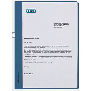 ELBA Klemmhefter blau, 50 St.