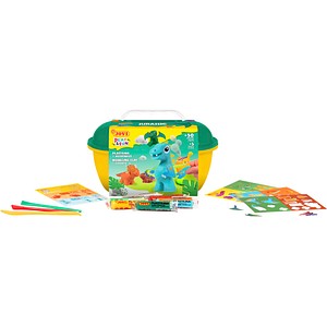 JOVI Modelliermasse Play & Fun Plastilina Jurassic mehrfarbig