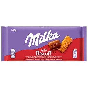 Milka Biscoff Schokolade 90,0 g, 1 St.