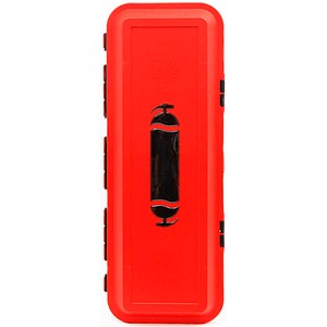 TKG Feuerlöscherschrank rot, schwarz 33,5 x 24,0 x 86,5 cm