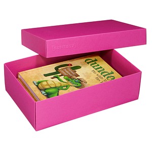 2 BUNTBOX L Geschenkboxen 3,6 l pink 26,6 x 17,2 x 7,8 cm