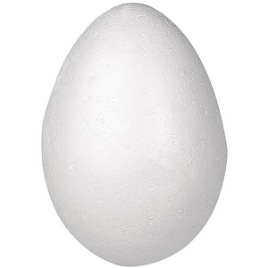 Rayher Styroporform weiß Ei Ø 15,0 cm, 1 St.
