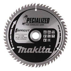makita E-11190 Kreissägeblatt 190,0 mm, 60 Zähne, 1 St.