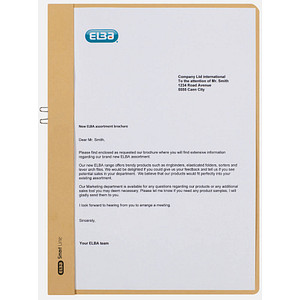 ELBA Klemmhefter chamois, 50 St.