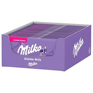 Milka die Kleine Alpenmilch Schokolade 20x 45,0 g, 1 St.