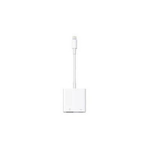 Apple Lightning/USB A, USB C Adapter weiß