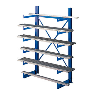 SCHULTE Kragarmregal K1000 14480 enzianblau 125,0 x 50,0 x 200,0 cm