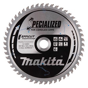 makita E-12251 Kreissägeblatt 190,0 mm, 50 Zähne, 1 St.