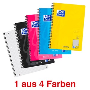 OXFORD Collegeblock TOUCH Lineatur 28 kariert mit Rand DIN B5 mit Rand, 1 Block