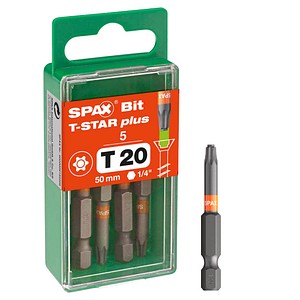 SPAX® Bits T20 T-STAR  Plus, 5 St.