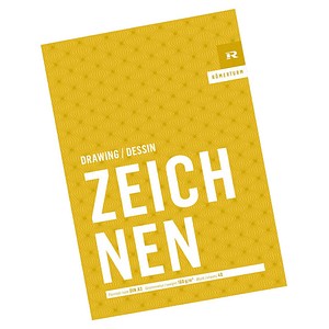 RÖMERTURM Zeichenblock ZEICHNEN DIN A3 160 g/qm, 40 Blatt, 1 Block