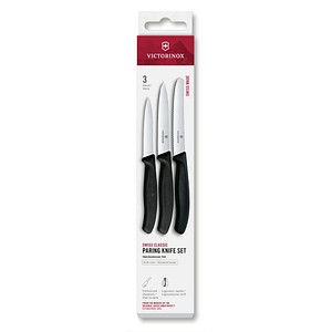 VICTORINOX Küchenmesser  Swiss Classic silber, schwarz, 1 Set