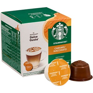 NESCAFÉ DOLCE GUSTO® STARBUCKS® Caramel Macchiato Our Classic Kaffeekapseln, mild, 6 St.