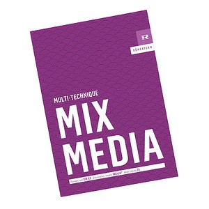 RÖMERTURM Zeichenblock MIX MEDIA DIN A3 300 g/qm, 25 Blatt, 1 Block