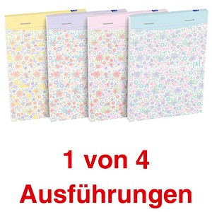 OXFORD Notizblock GO Floral DIN A6 liniert, 1 St.