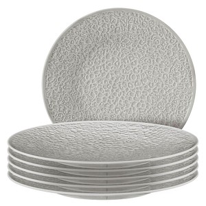 Seltmann Weiden Teller Nori grau, silber Ø 26,4 cm, 6 St.