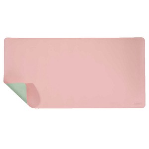deflecto Schreibtischunterlage doppelseitig grün/rosa Kunstleder 120,0 x 60,0 cm, 1 St.