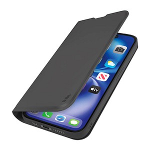 sbs Wallet Smooth Handyhülle für Apple iPhone 16e schwarz