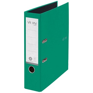 VON LEITZ Ordner grün Karton 8,0 cm DIN A4, 1 St.