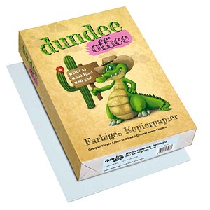 dundee Kopierpapier Color hellblau DIN A4 80 g/qm 500 Blatt