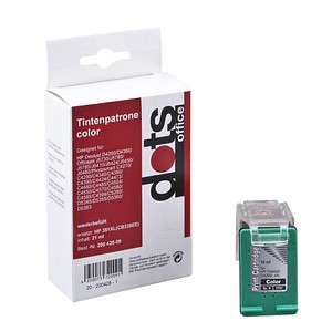 dots  color Druckerpatrone kompatibel zu HP 351XL (CB338EE)