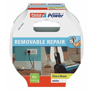 tesa ECO REPAIR Gewebeband weiß 38,0 mm x 10,0 m 1 Rolle