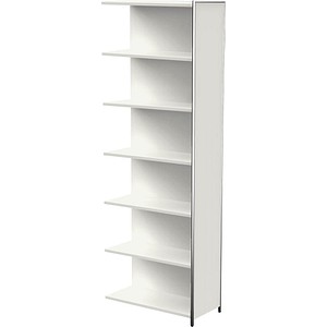 Kerkmann Aktenregal Lago weiß 78,0 x 38,0 x 220,0 cm, 1 St.