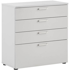 MÖBELPARTNER 1500 Schubladenschrank lichtgrau 4 Schubladen 80,2 x 41,0 x 84,2 cm, 1 St.