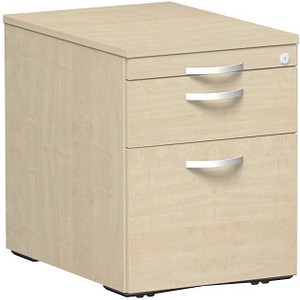 geramöbel Flex Rollcontainer ahorn 3 Auszüge 43,0 x 60,0 x 56,5 cm