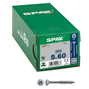 SPAX® Universalschrauben Z2 Senkkopf WIROX 0291010500605 5 mm x 60 mm, 500 St.