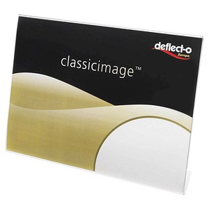 deflecto Tischaufsteller DIN A7 quer einseitig, 1 St.