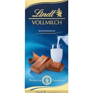 Lindt Vollmilch Tafel Schokolade 100,0 g, 1 St.