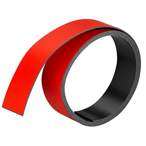 FRANKEN Magnetband rot 2,0 x 100,0 cm