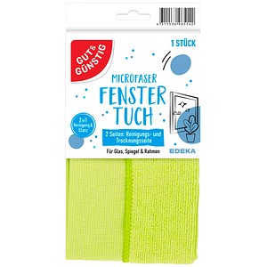 GUT&GÜNSTIG Fenstertuch 60 °C waschbar, 1 St.
