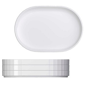 BAUSCHER Teller EDGE weiß Ø 24,0 cm, 3 St.