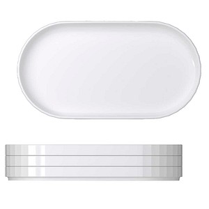 BAUSCHER Teller EDGE weiß Ø 32,0 cm, 3 St.
