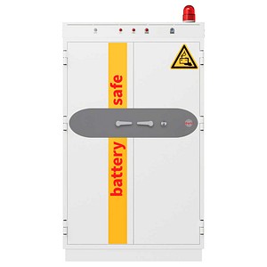 phoenix Tresor BATTERY COMMANDER PRO mit Feuerschutz signalweiß 112,5 x 71,0 x 191,0 cm