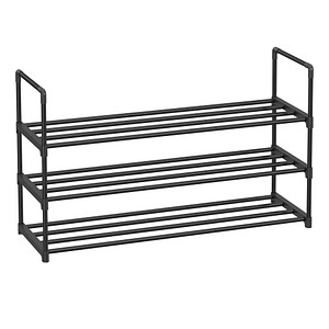 SONGMICS Schuhregal schwarz 92,0 x 30,0 x 55,0 cm, 1 St.
