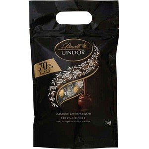 Lindt Lindor Dark 70% Pralinen 78 St./ 1,0 kg, 1 St.