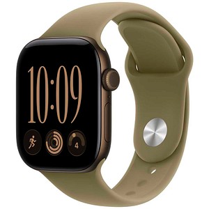 Apple Watch 12 42 mm Aluminium bronze (GPS) Sportarmband S/M  olivgrün