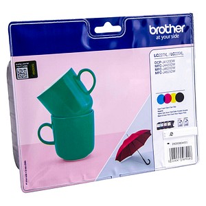 4 brother LC-227XL/LC-225XL schwarz, cyan, magenta, gelb Tintenpatronen 4 brother LC-227XL/LC-225XL schwarz, cyan, magenta, gelb Tintenpatronen