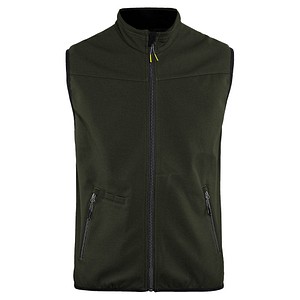 BLAKLÄDER® unisex Softshellweste 3850 olive, schwarz Größe XL