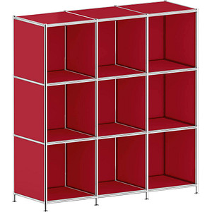 viasit Sideboard System4, 537764 rubinrot 115,4 x 40,4 x 118,2 cm, 1 St.