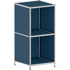 viasit Aktenregal System4 violettblau 40,4 x 40,4 x 80,7 cm, 1 St.