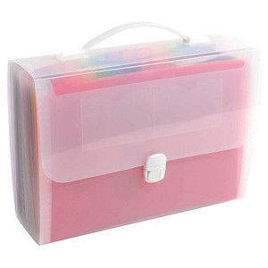 Exacompta Fächermappe Crystal 24 Fächer transparent, 1 St.