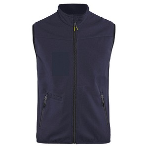 BLAKLÄDER® unisex Softshellweste 3850 marine, schwarz Größe M