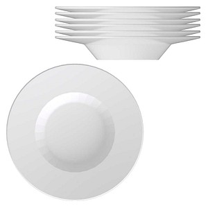 BAUSCHER Teller EDGE weiß Ø 26,0 cm, 6 St.